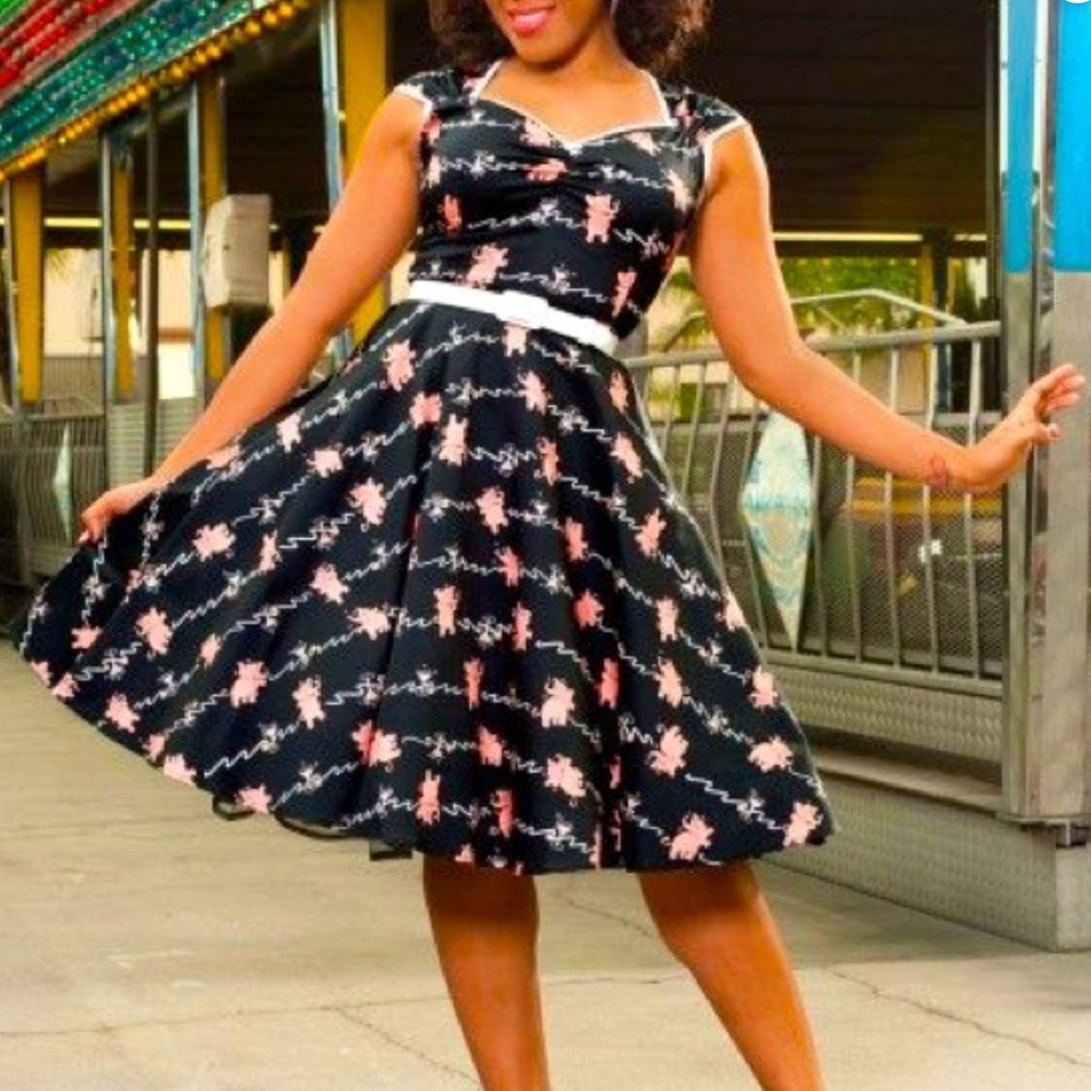 Tipsy Elephant Heidi Dress - Pinup Couture